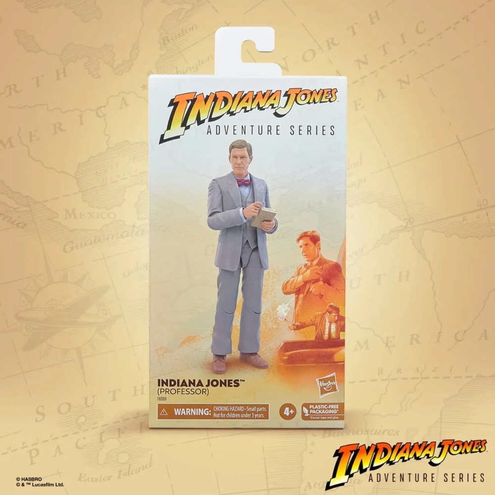 Indiana Jones Adventure Series Professor Action Figure - Gray
